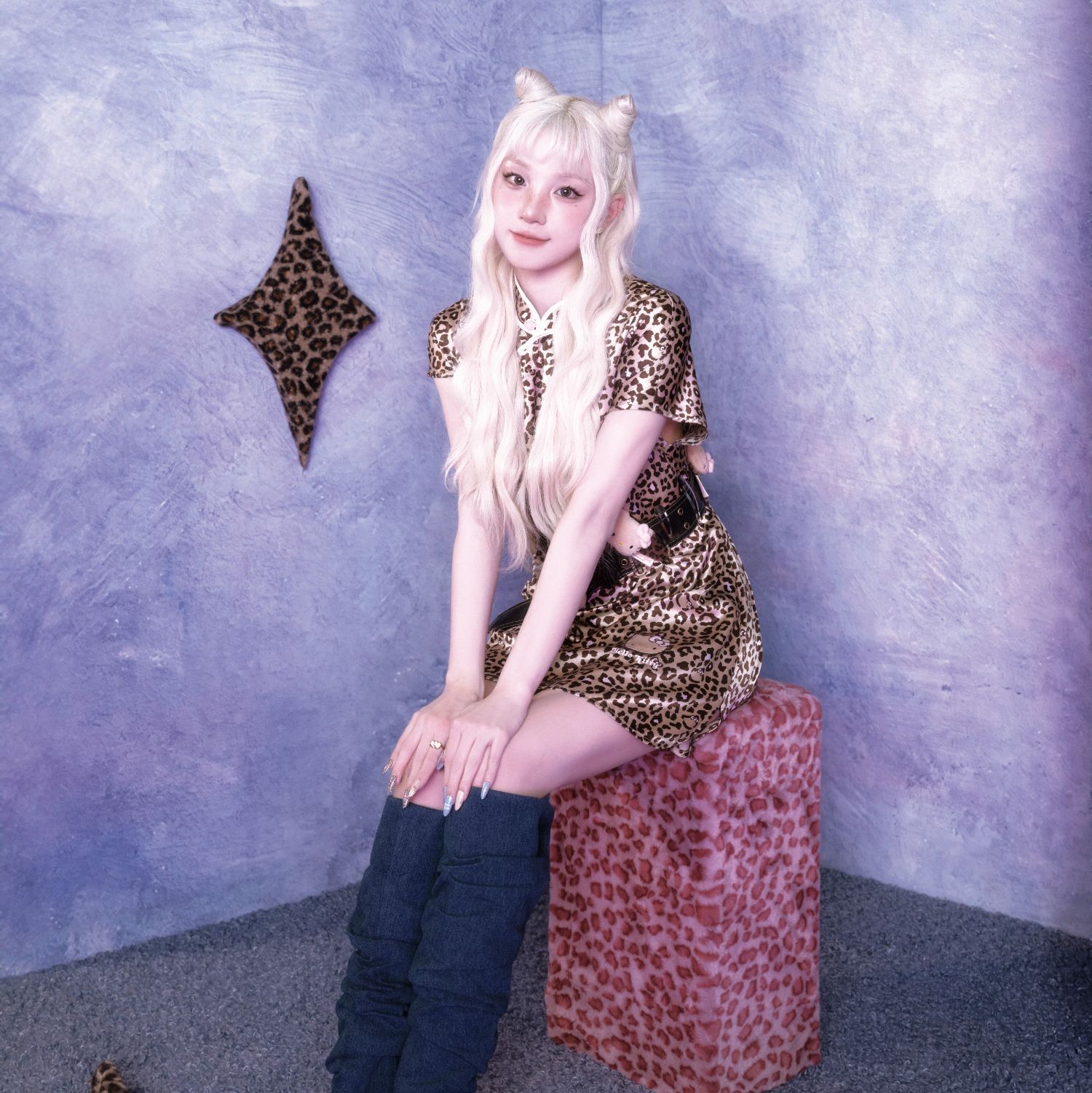 A moment captured by Yuqi (i-dle)'s fan