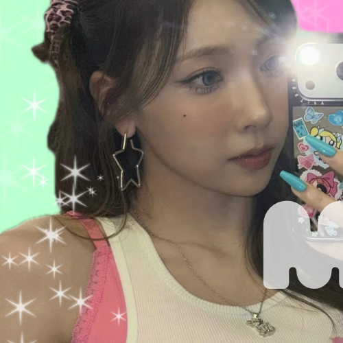 A moment captured by Mayuka (NiziU)'s fan