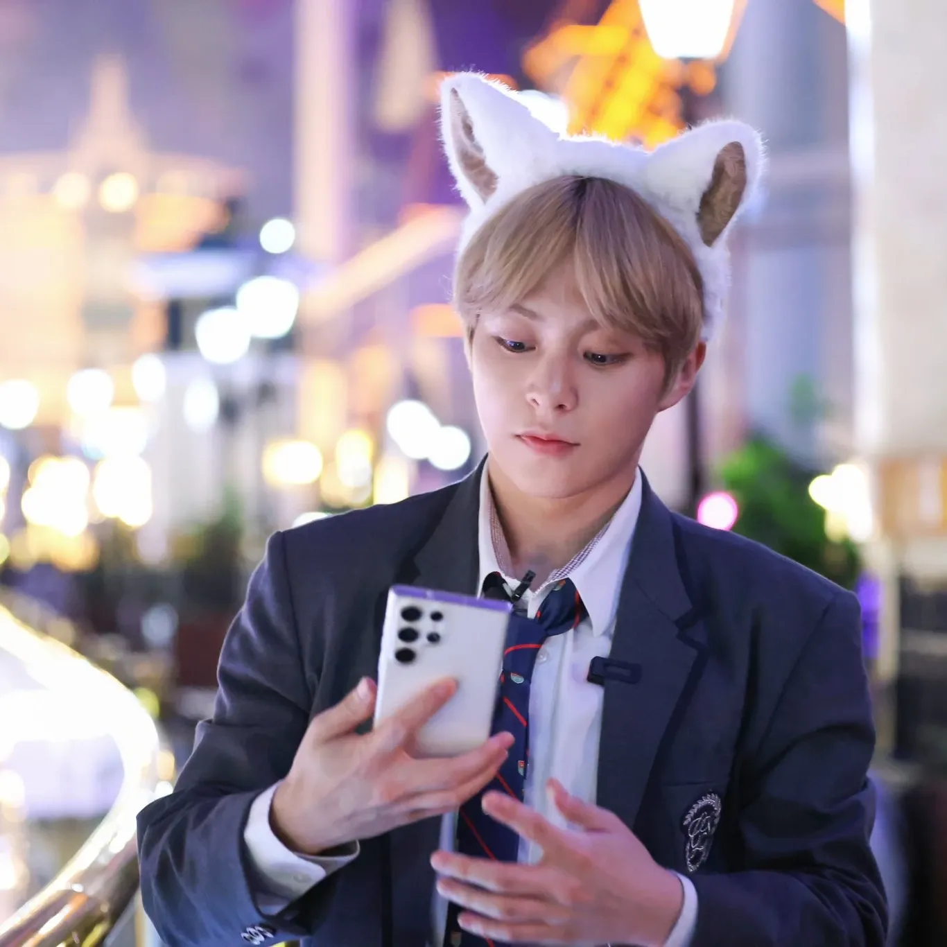 A moment captured by Xiumin (EXO)'s fan