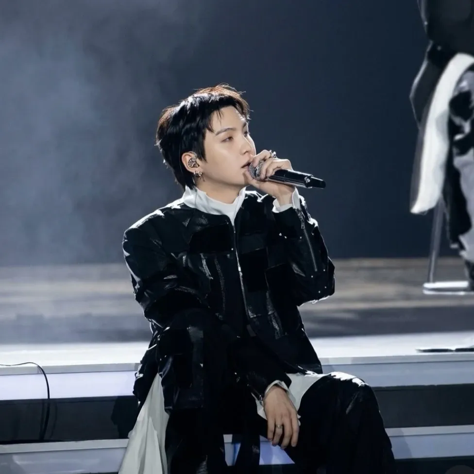 Recent activity shot of SUGA (BTS)