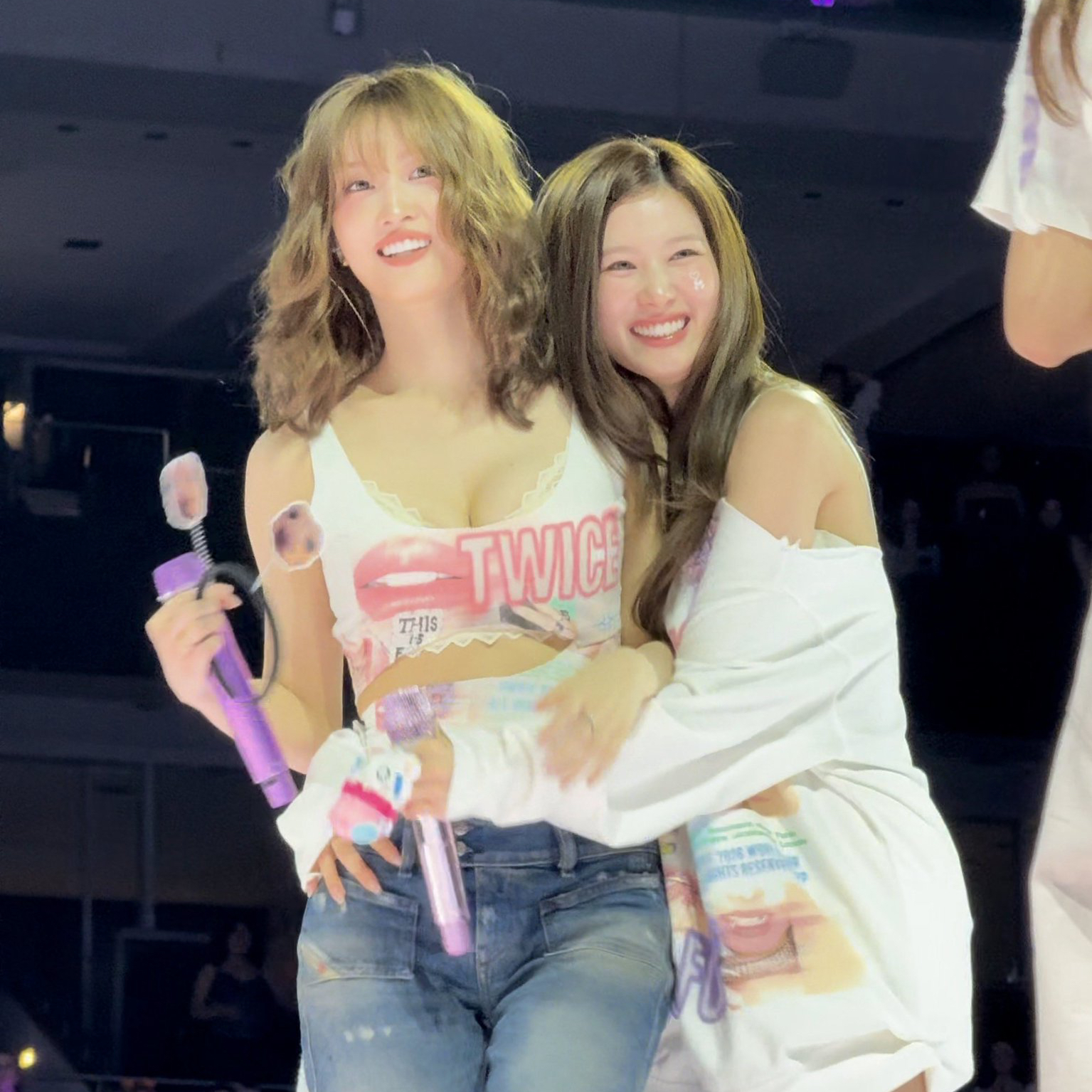 A moment captured by Momo (TWICE)'s fan