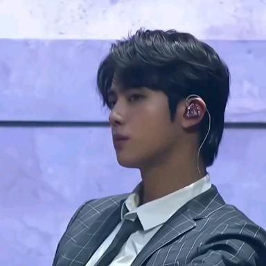 Recent activity shot of Jin (BTS)