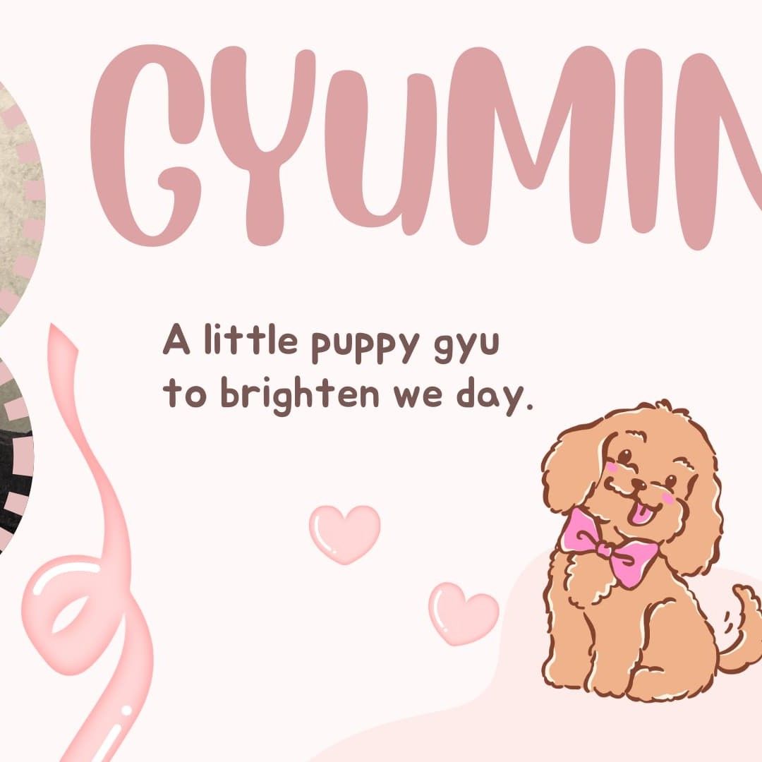 Recent activity shot of Gyumin (XODIAC)