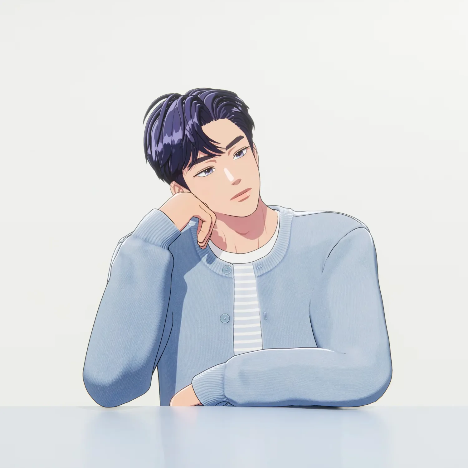 Recent activity shot of Eunho (PLAVE)