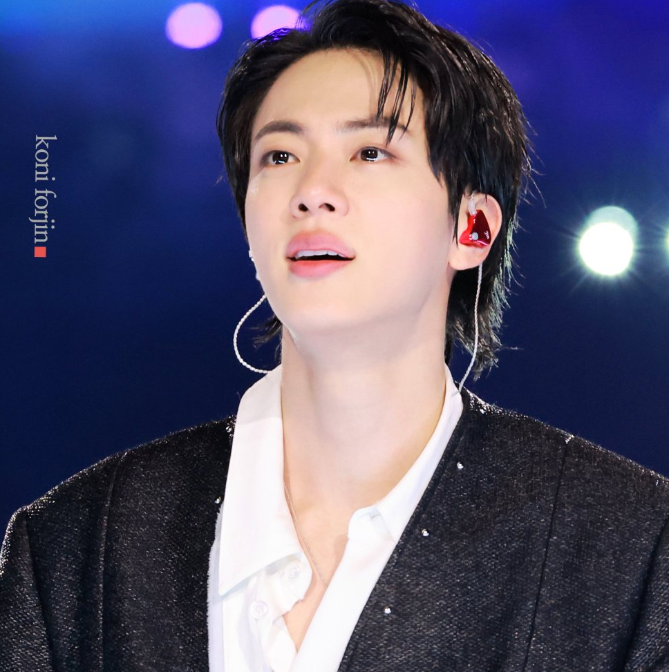 Recent activity shot of Jin (BTS)