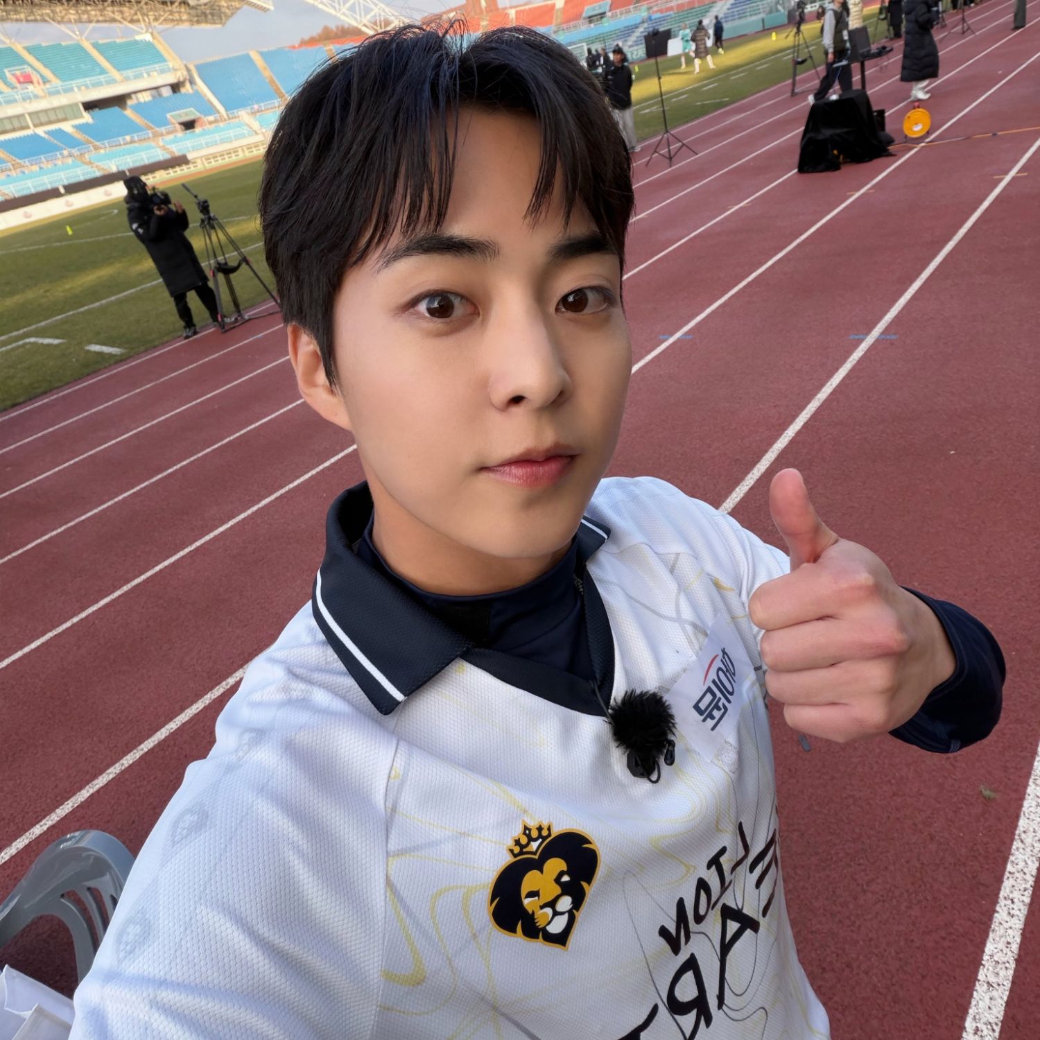 A moment captured by Xiumin (EXO)'s fan