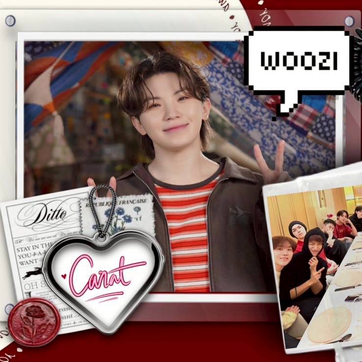 Recent activity shot of Woozi (SEVENTEEN)