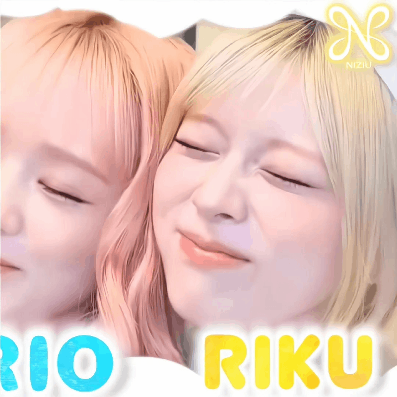 A moment captured by Riku (NiziU)'s fan