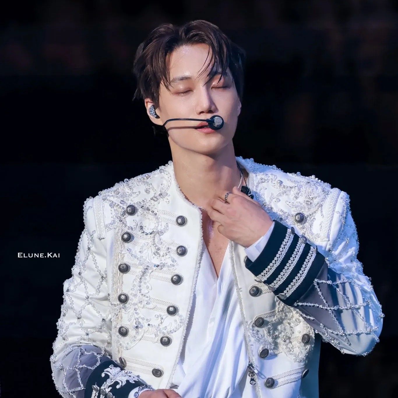 Recent activity shot of Kai (EXO)