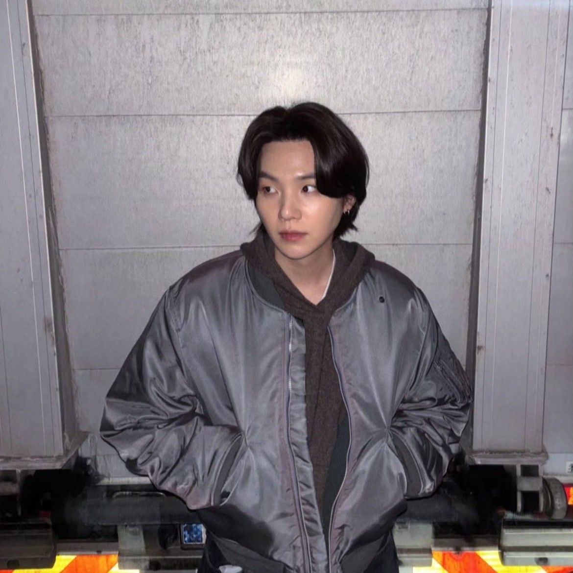 Recent activity shot of SUGA (BTS)