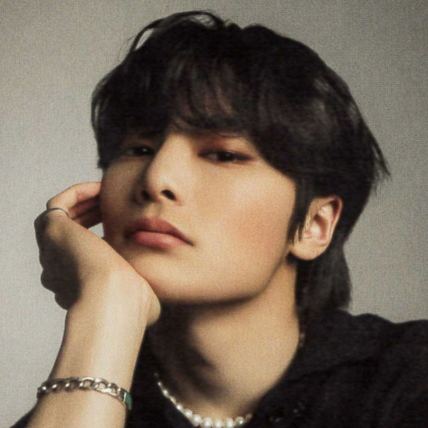 A moment captured by Stray Kids's fan