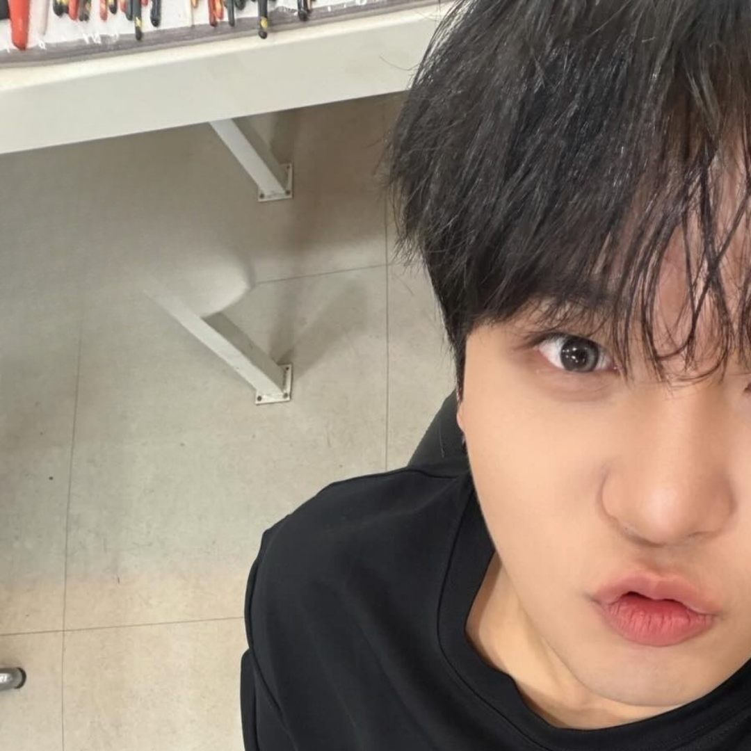 Recent activity shot of Jongho (ATEEZ)