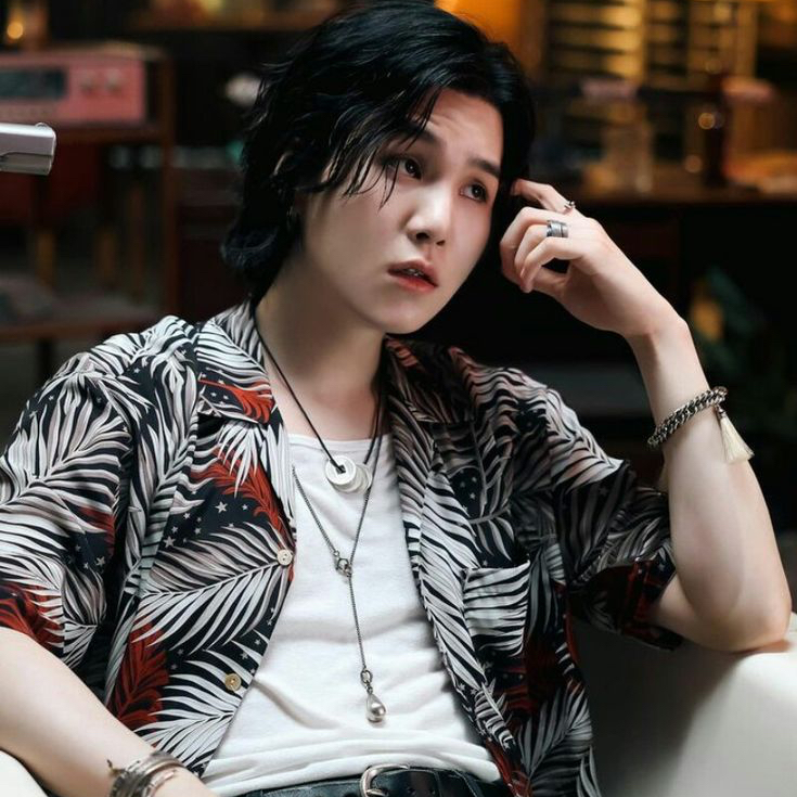 Recent activity shot of SUGA (BTS)