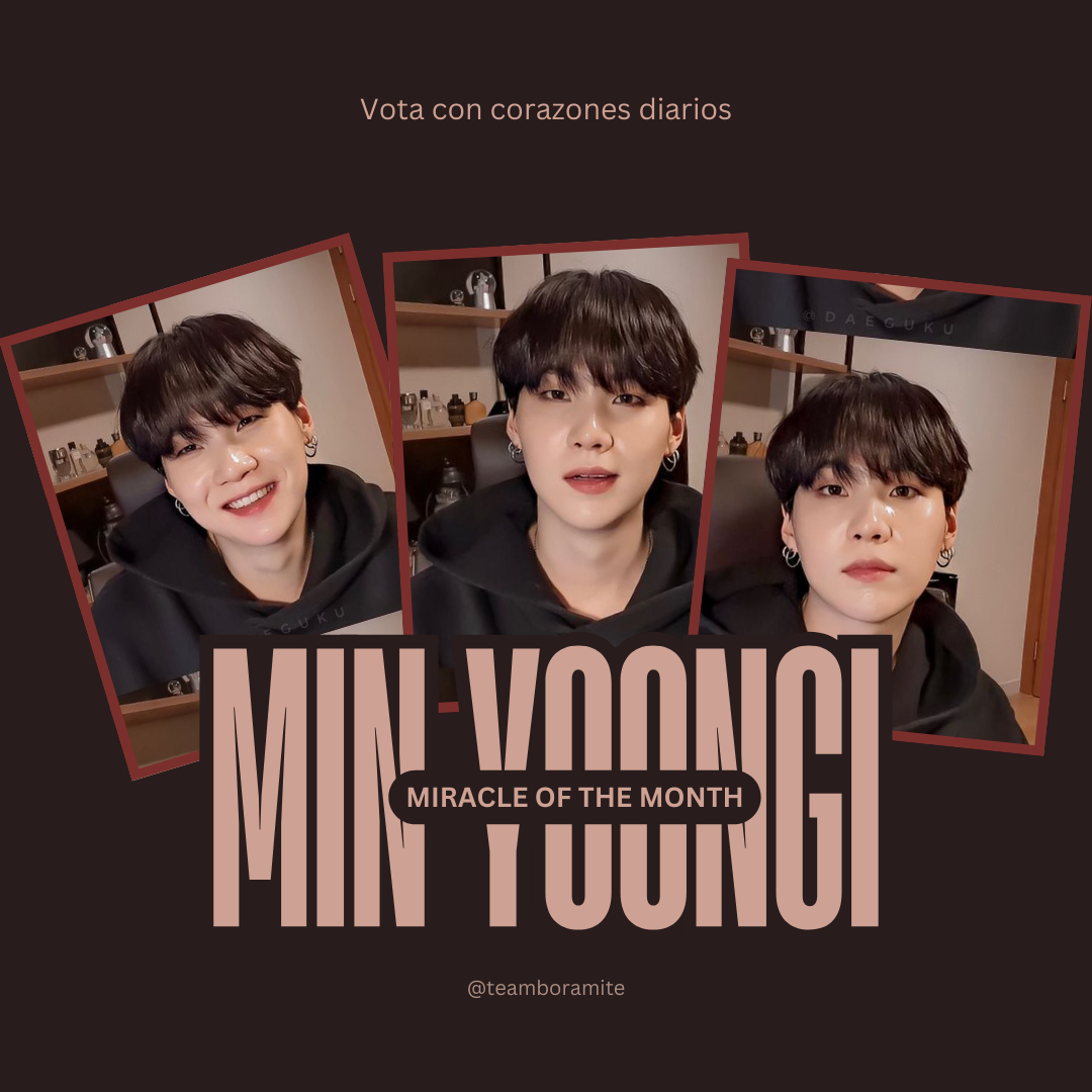 Recent activity shot of SUGA (BTS)