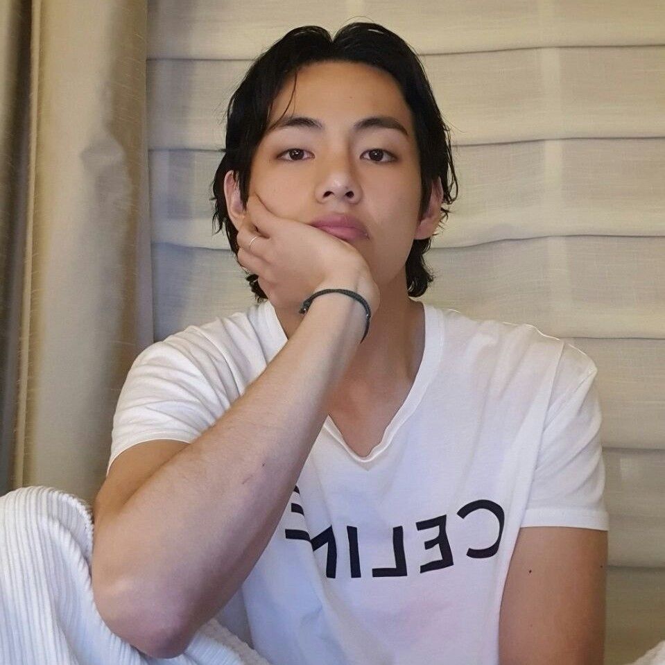 V (防彈少年團)粉絲拍下的瞬間