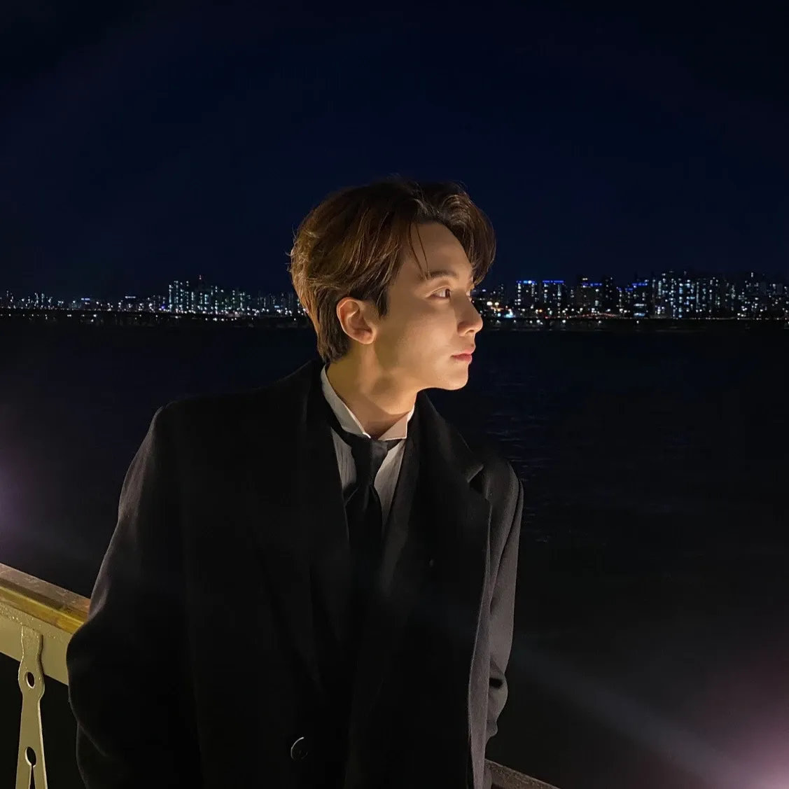 A moment captured by Jeonghan (SEVENTEEN)'s fan