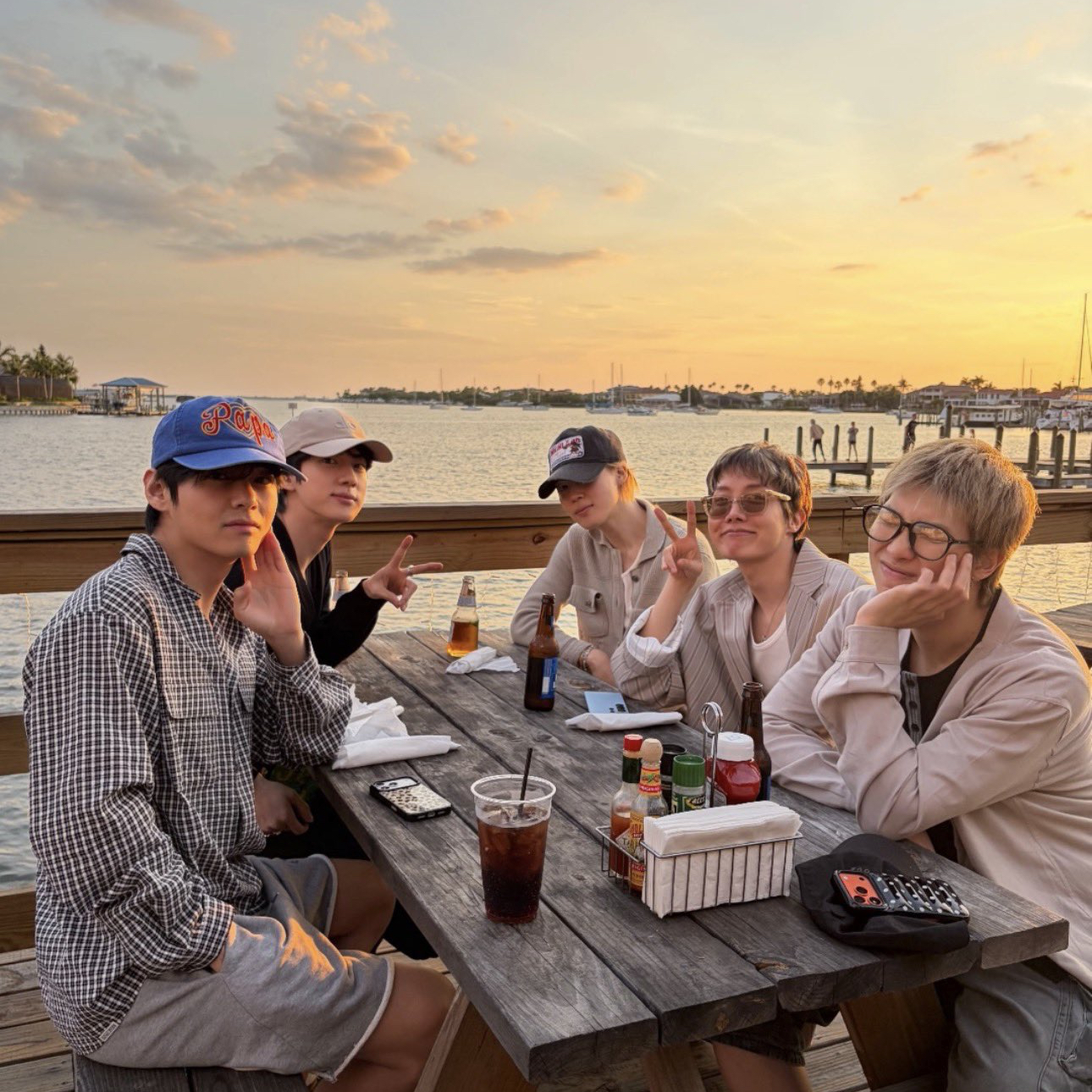 防彈少年團粉絲拍下的瞬間