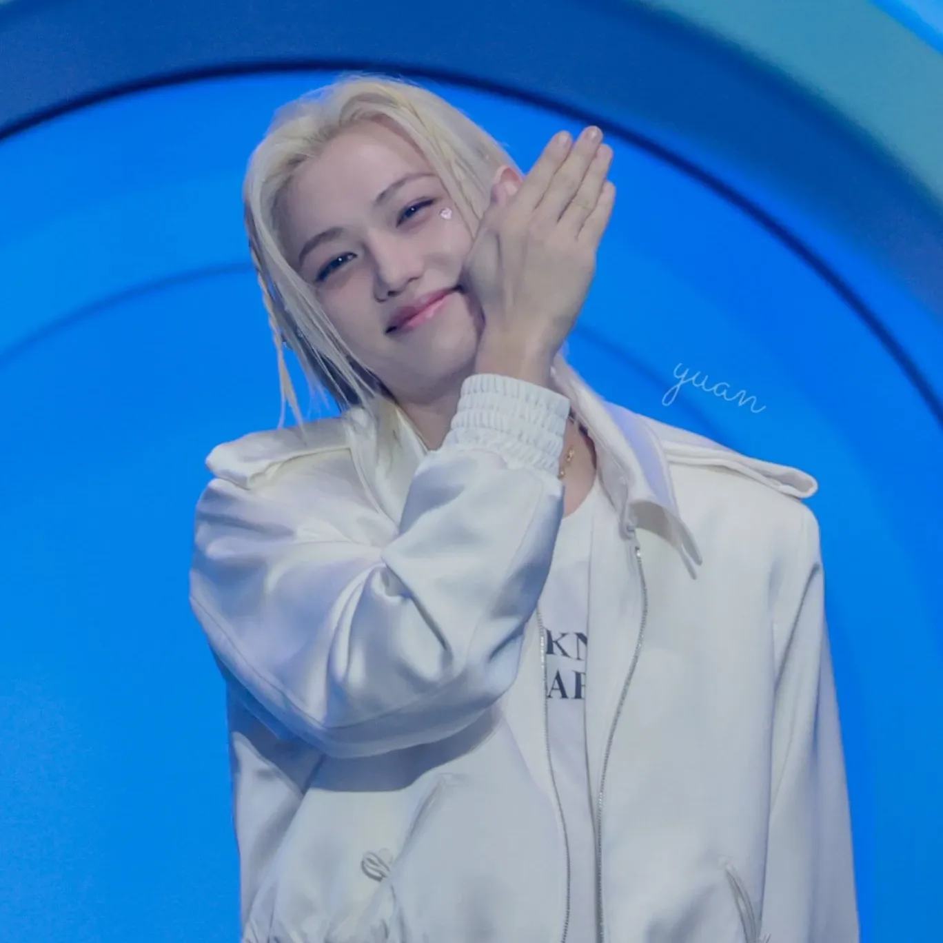 Recent activity shot of Felix (Stray Kids)