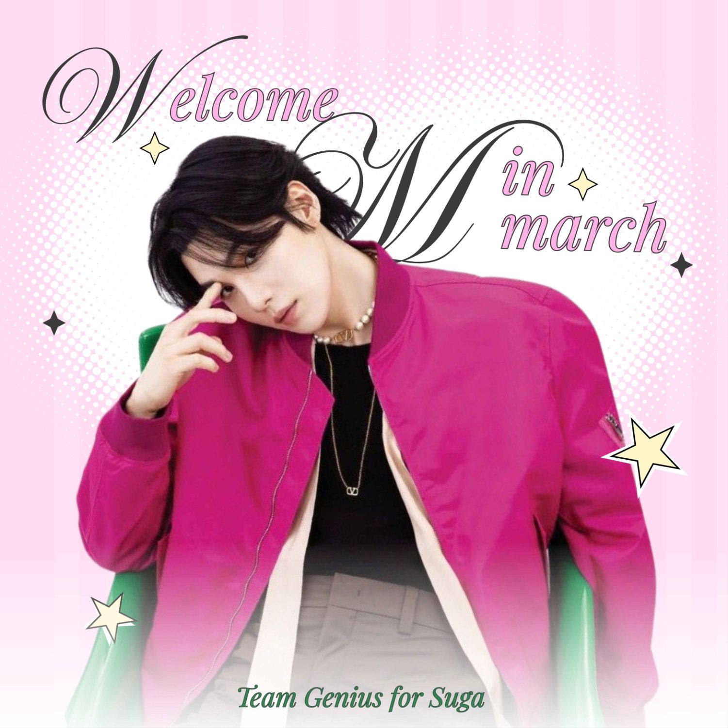 A moment captured by SUGA (BTS)'s fan