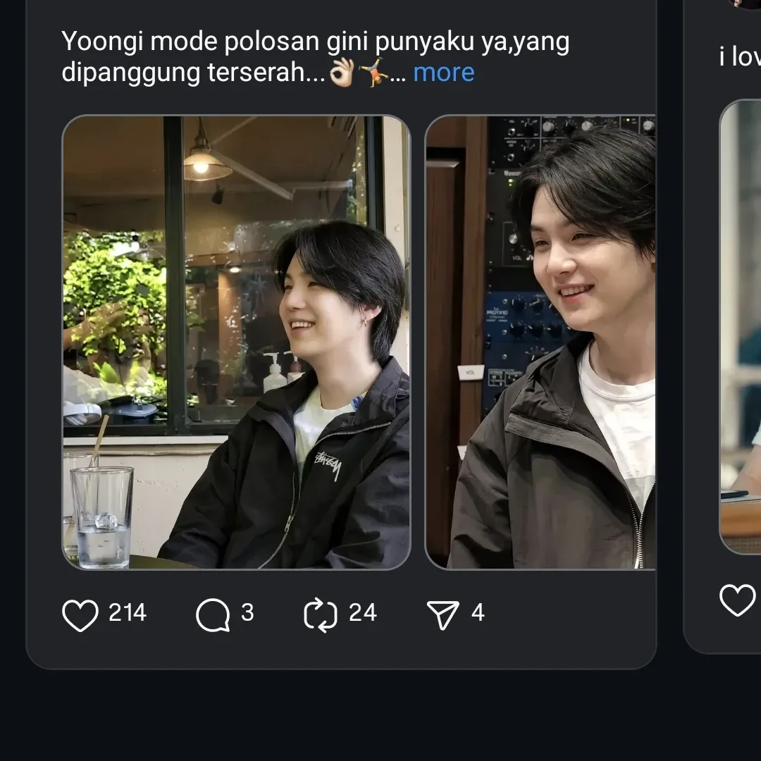 Recent activity shot of BTS