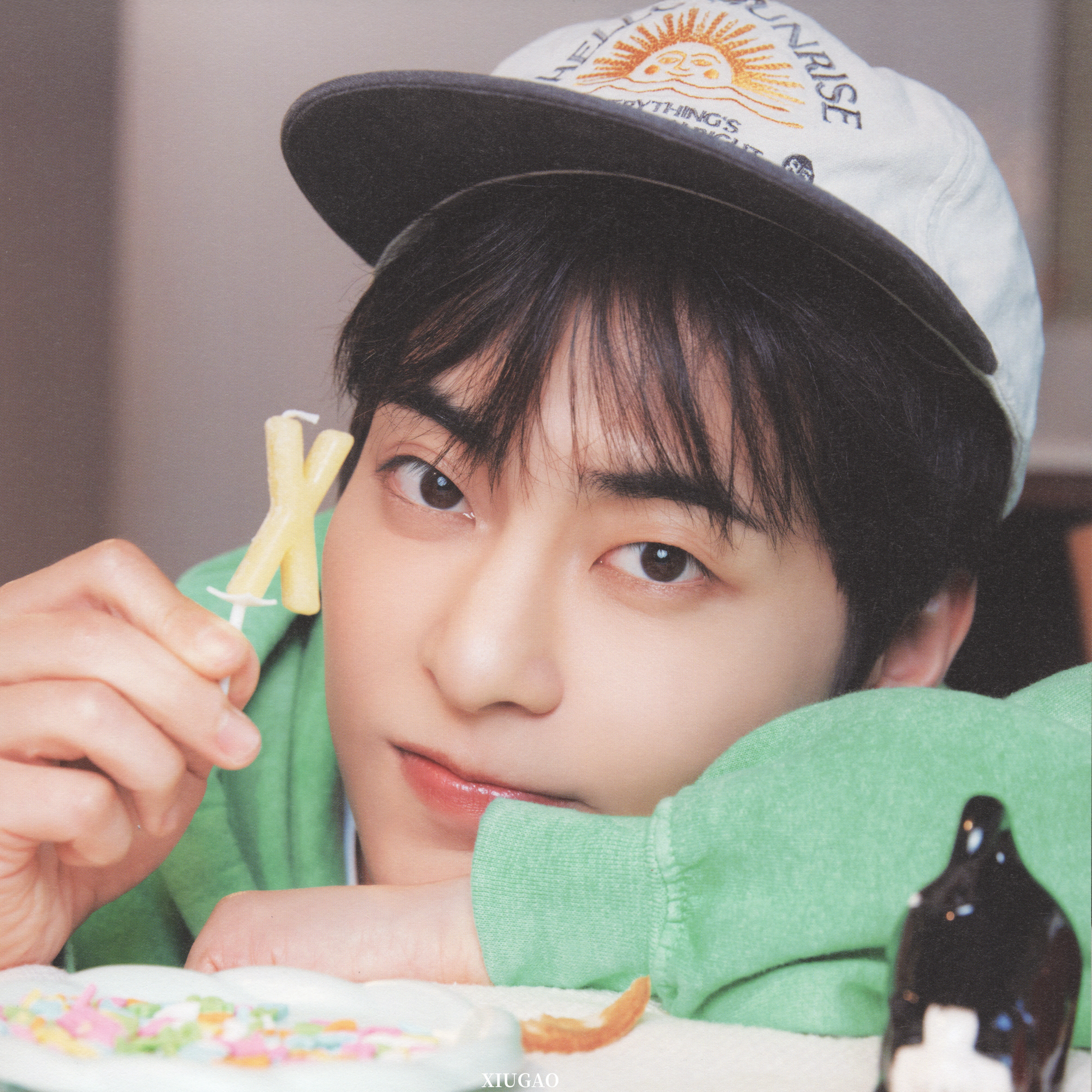 A moment captured by Xiumin (EXO)'s fan