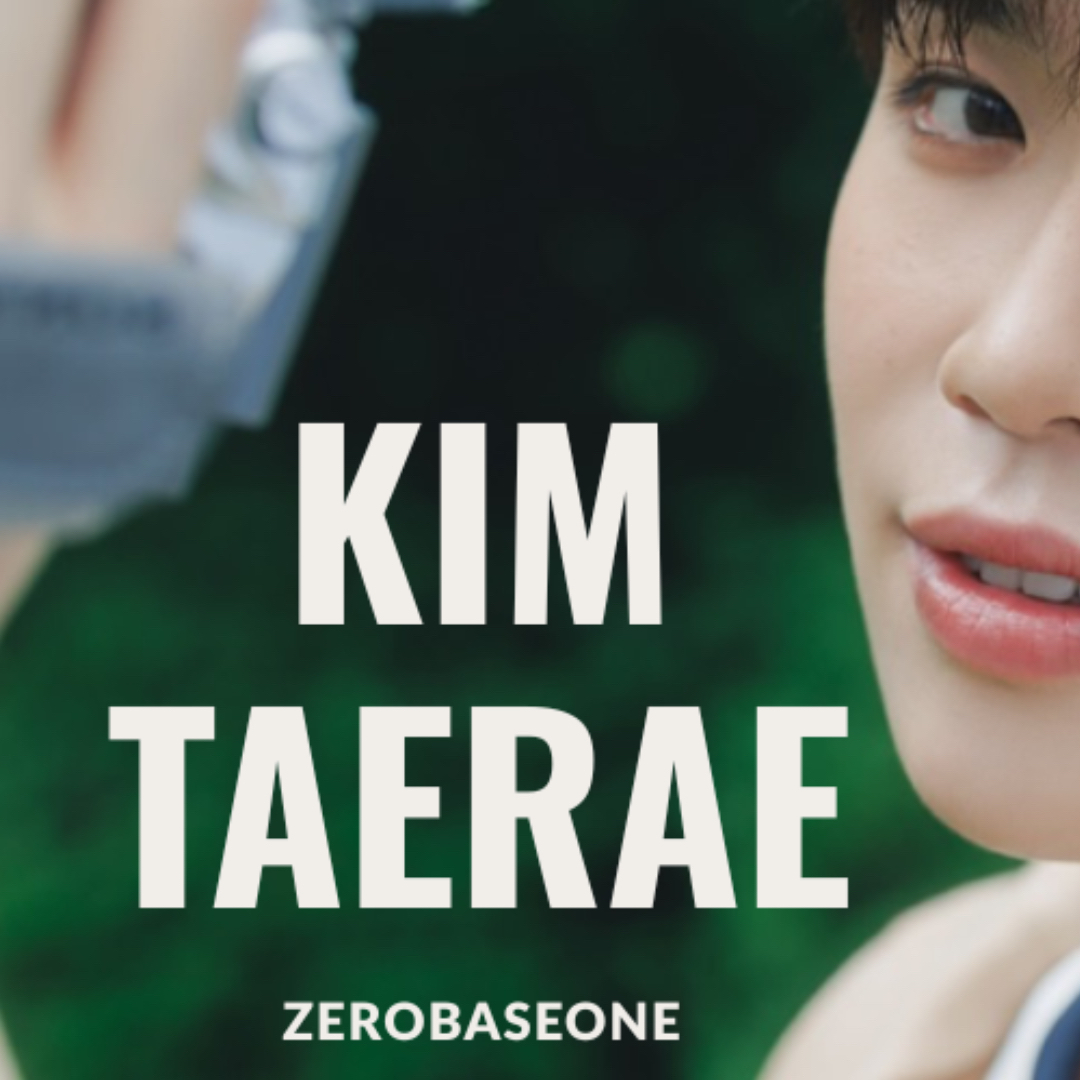 Behind-the-scenes cut of Kim Taerae (ZEROBASEONE)