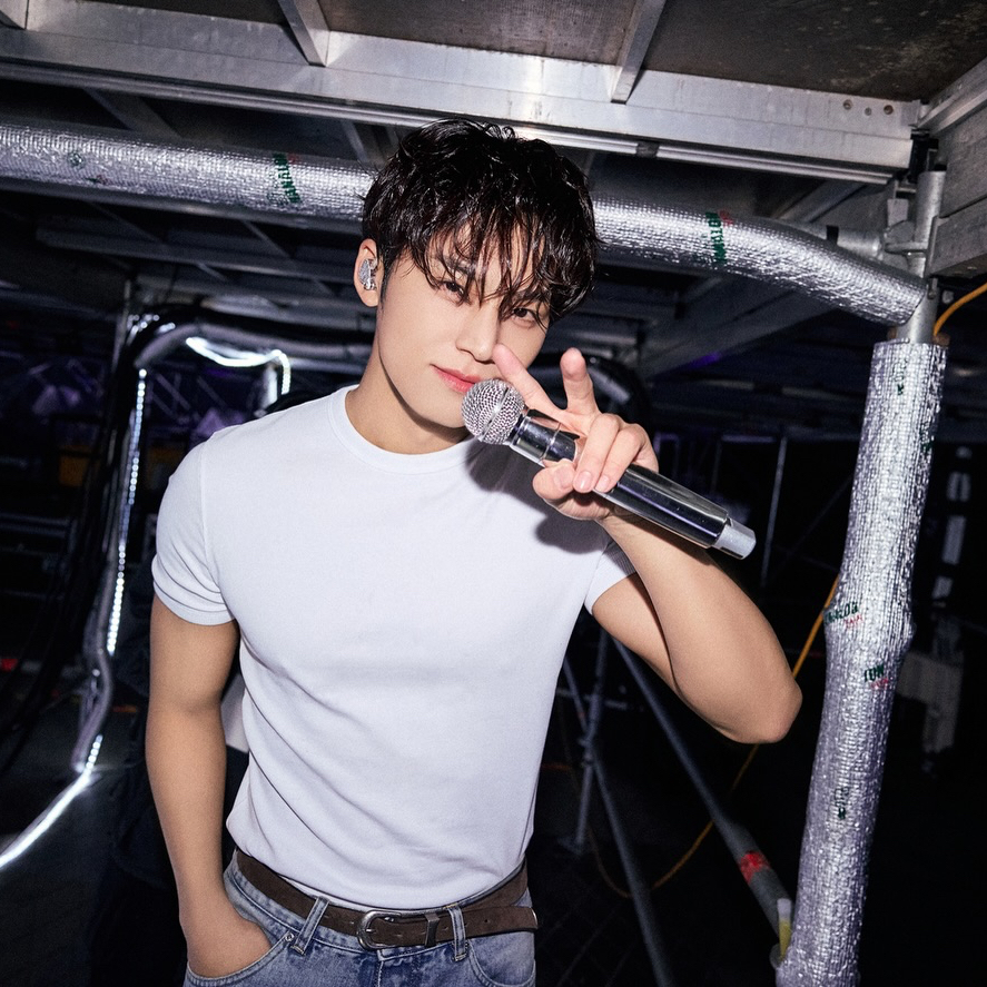 Recent activity shot of Mingyu (SEVENTEEN)