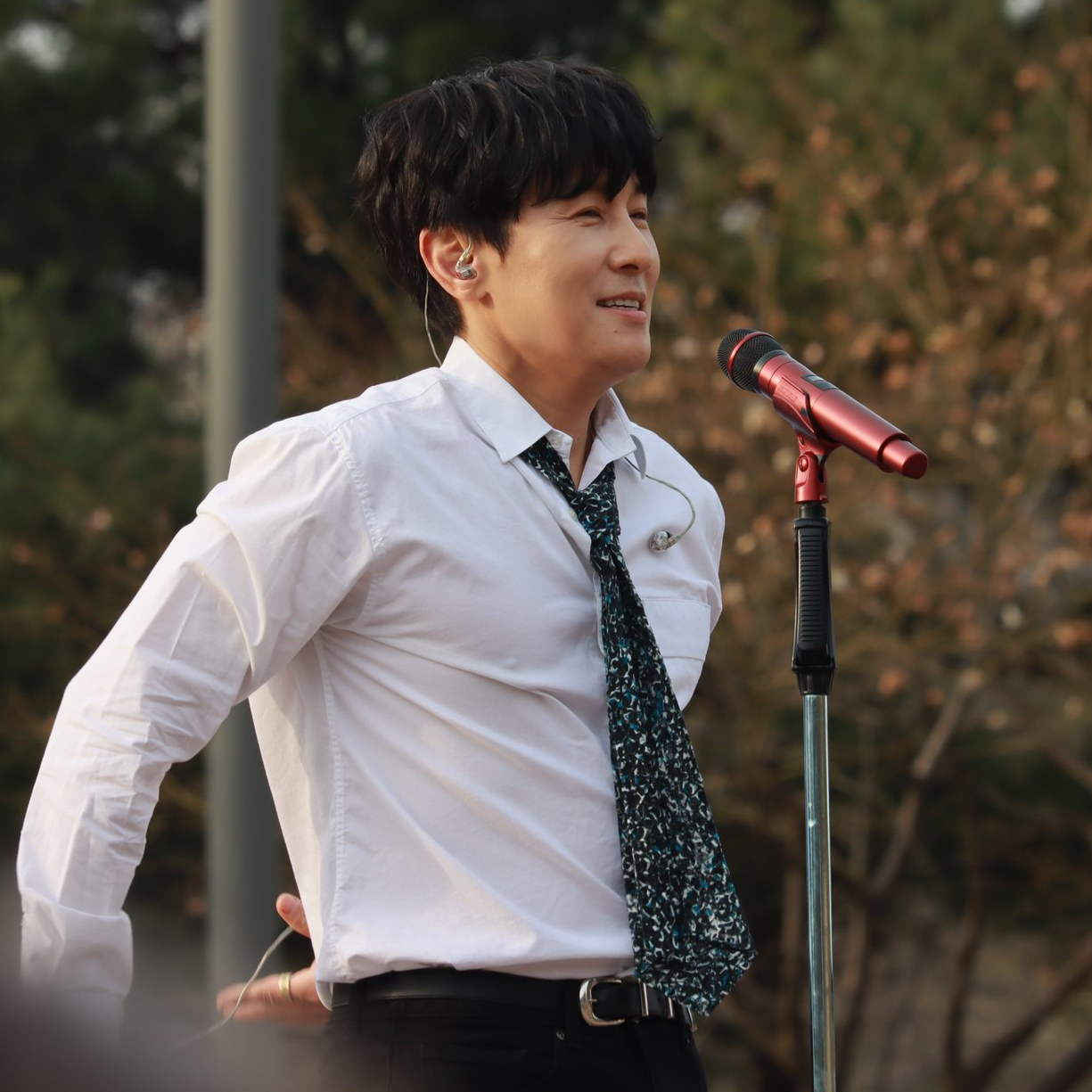 Recent activity shot of Kim Dongwan (SHINHWA)