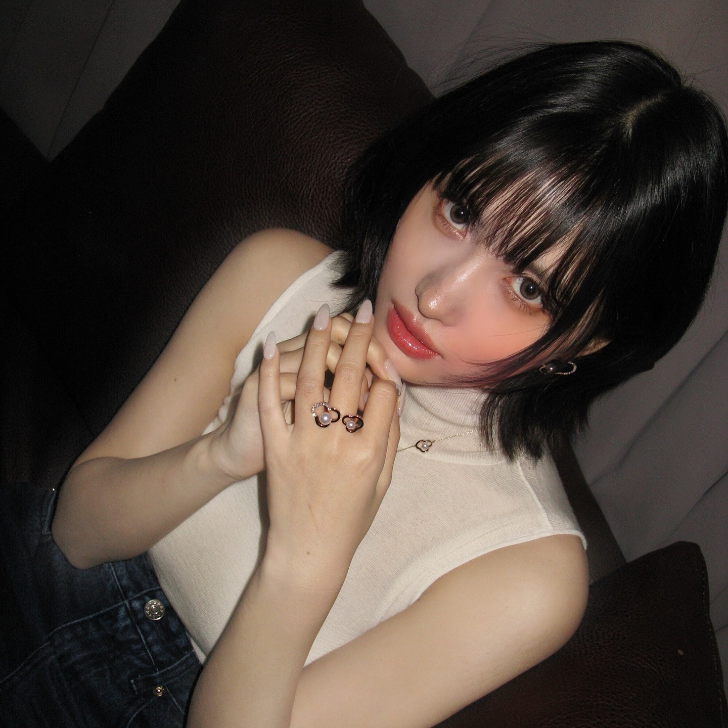 A moment captured by Momo (TWICE)'s fan