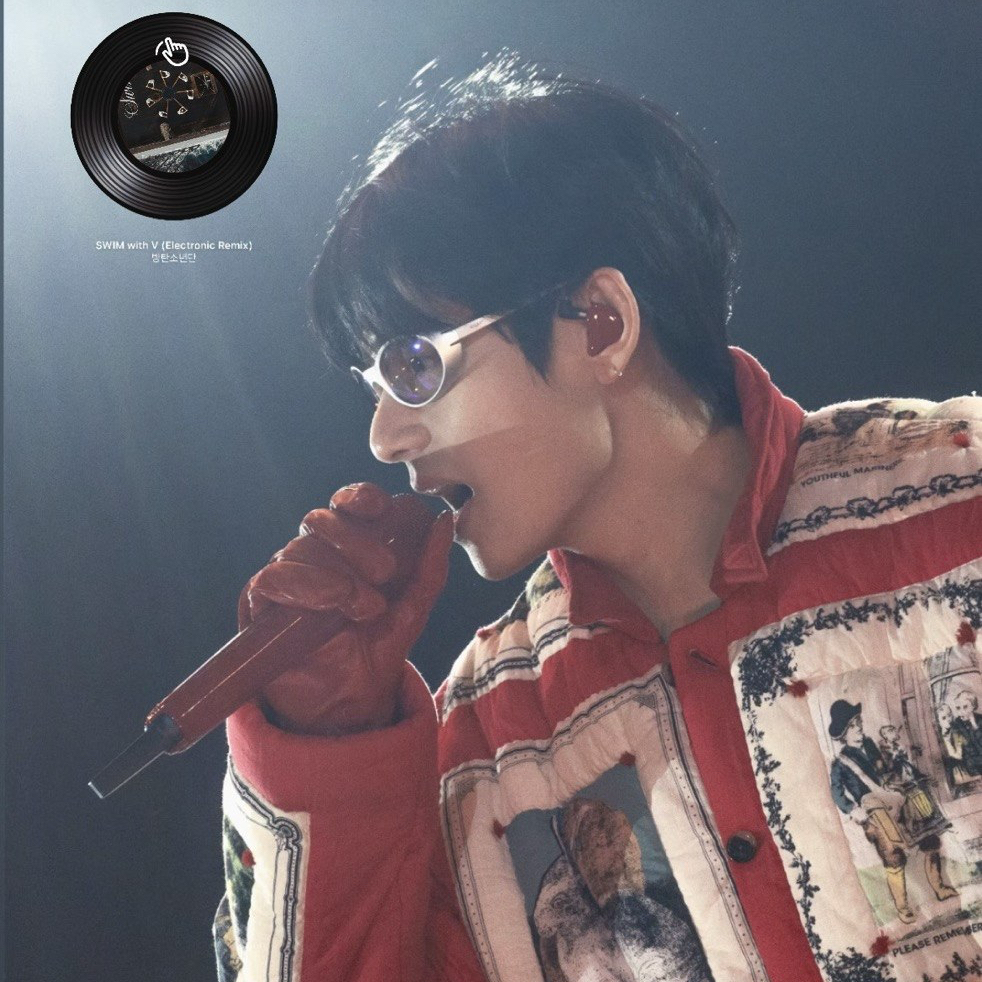 Recent activity shot of V (BTS)