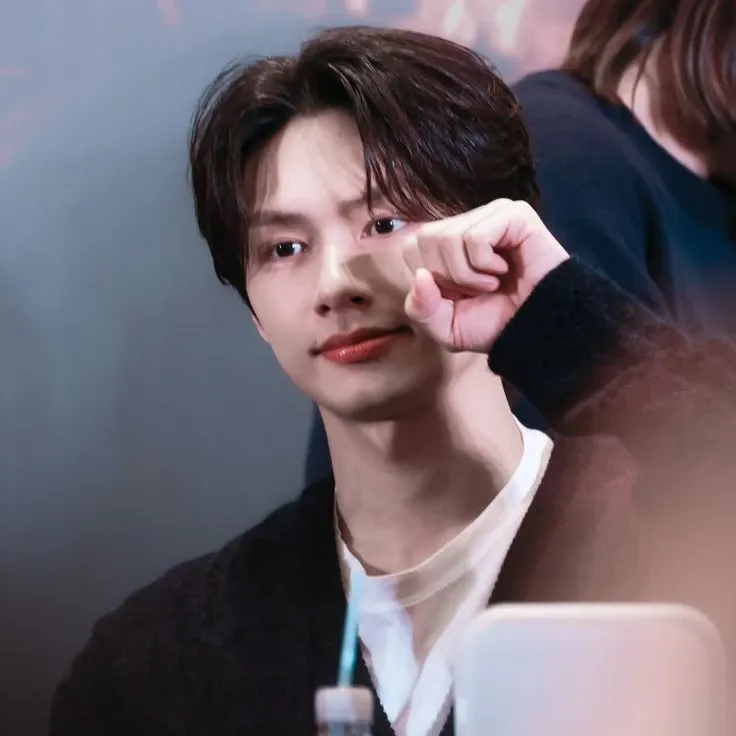 A moment captured by Jun (SEVENTEEN)'s fan