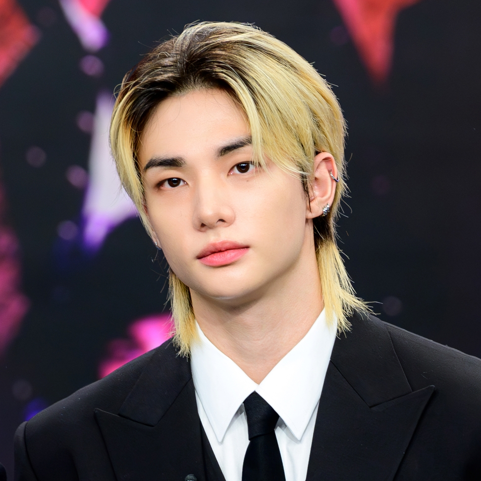 A moment captured by Stray Kids's fan