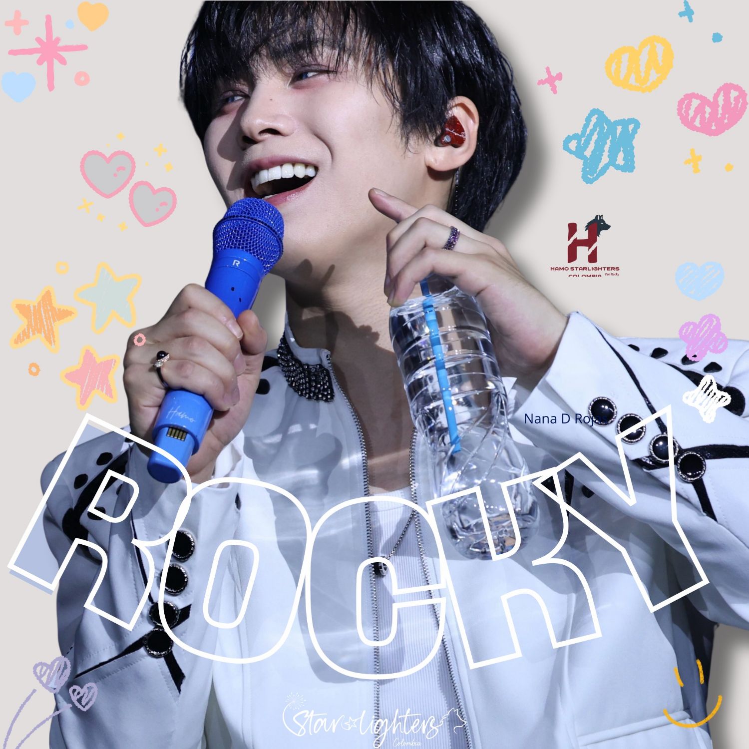 A moment captured by Rocky's fan