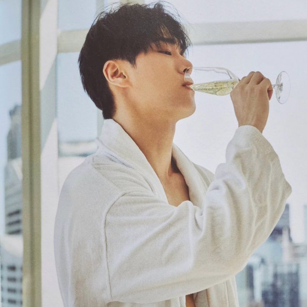 Recent activity shot of Moonbin (ASTRO)