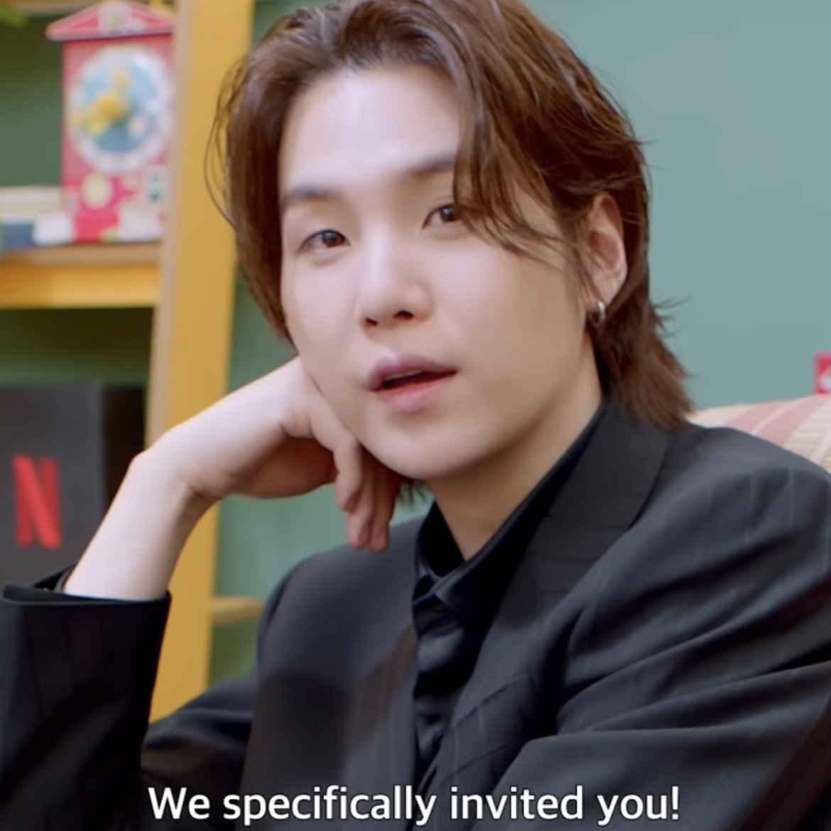 Recent activity shot of SUGA (BTS)