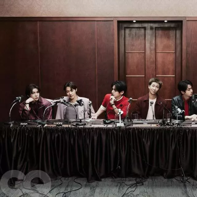 A moment captured by BTS's fan