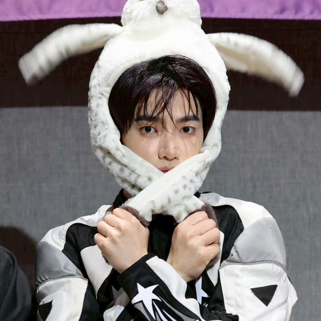 Recent activity shot of Zhang Hao (ZEROBASEONE)