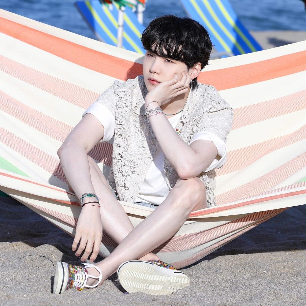 Recent activity shot of SUGA (BTS)