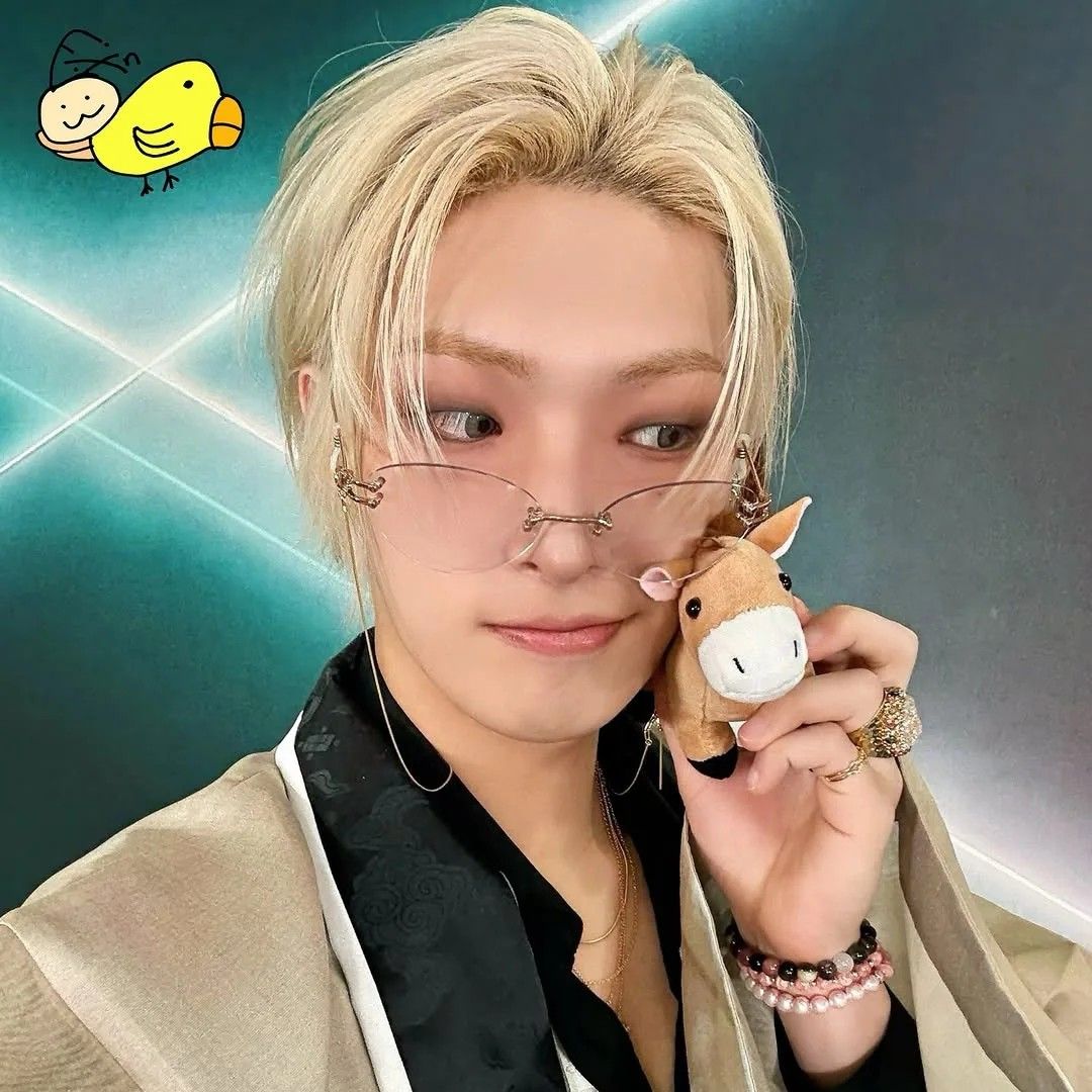 Recent activity shot of Mingi (ATEEZ)