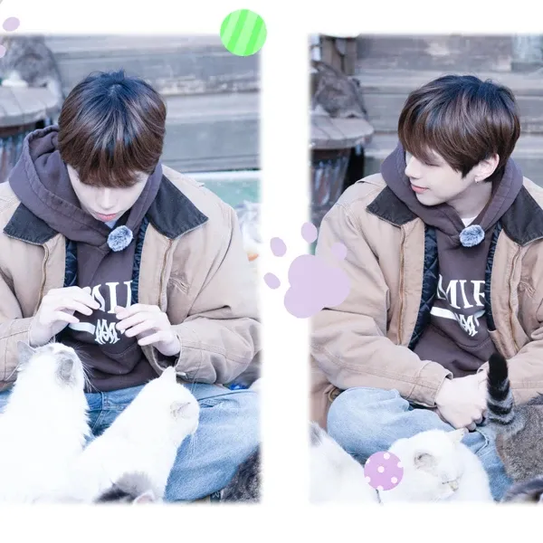 강다니엘의 비하인드 컷