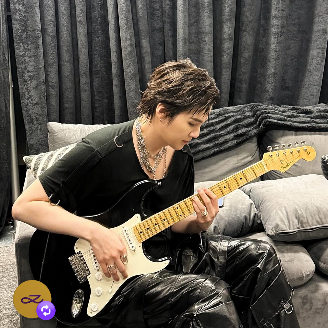 Momen yang diabadikan oleh penggemar SUGA (BTS)