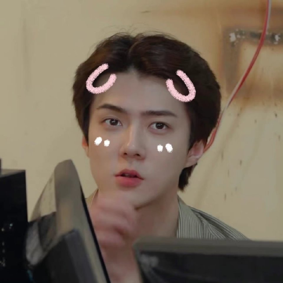 세훈 (EXO)의 비하인드 컷