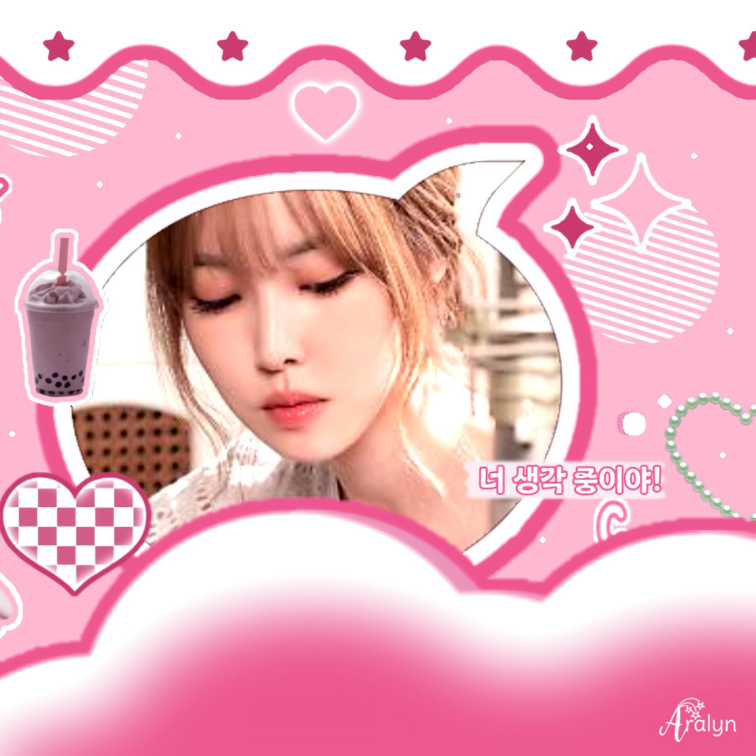 A moment captured by Yuju (GFRIEND)'s fan