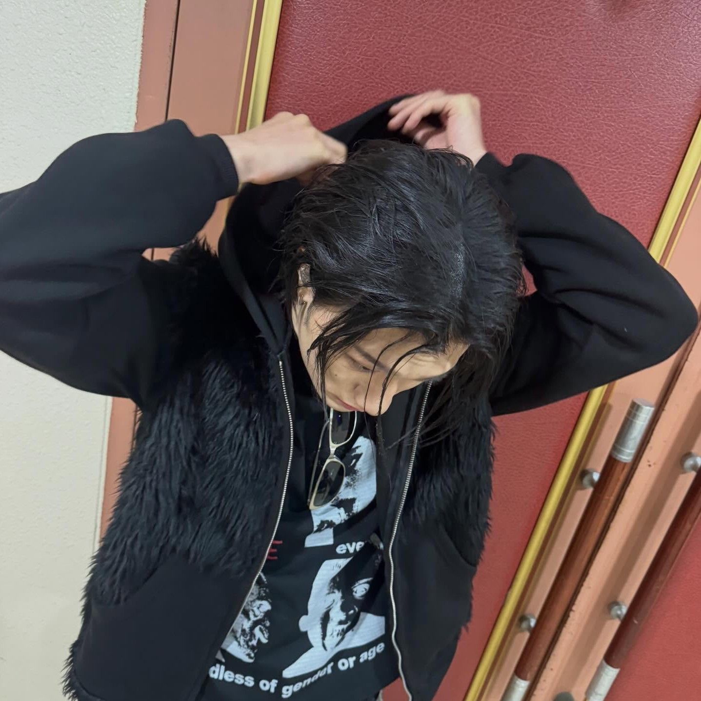 A moment captured by Bang Yedam's fan