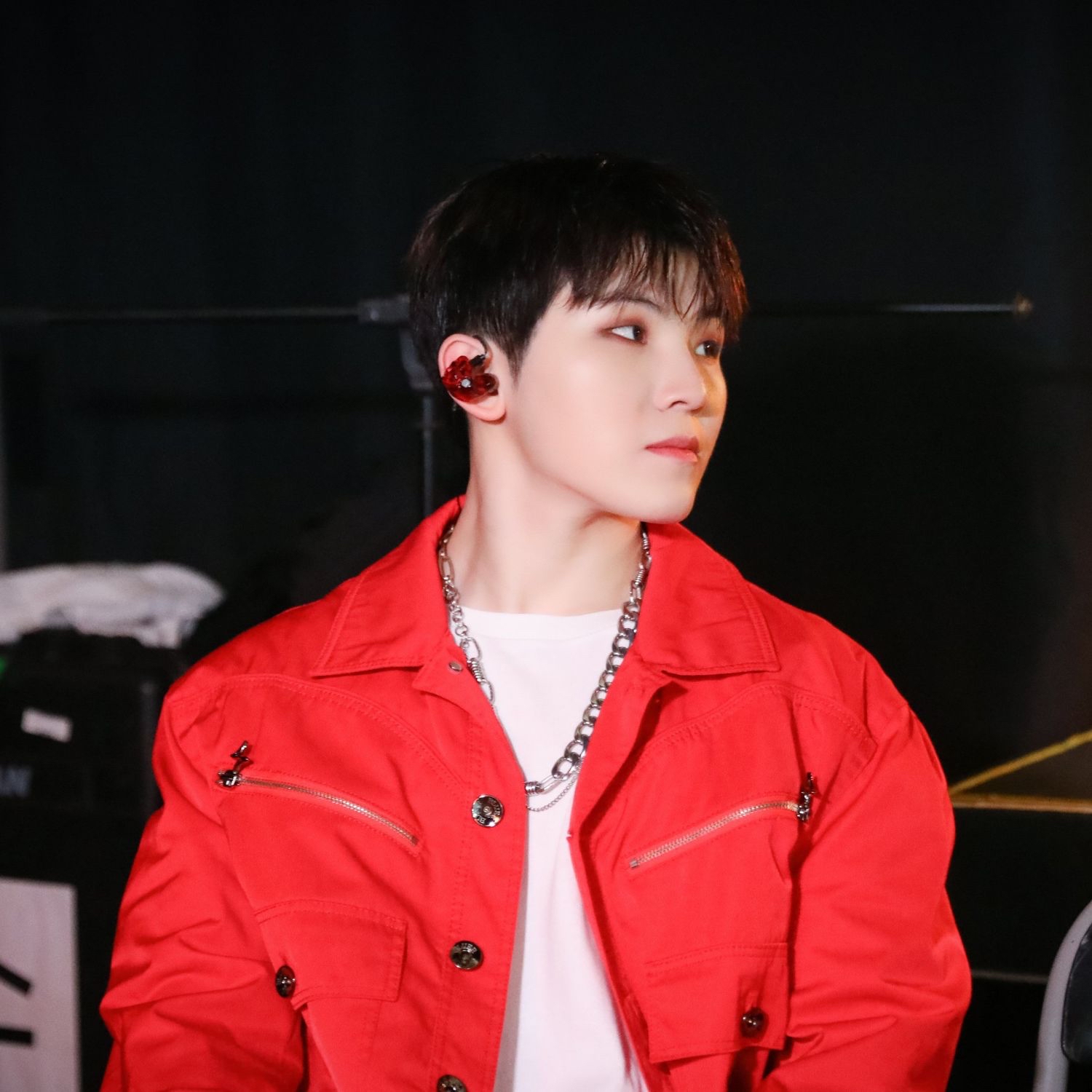 Recent activity shot of Woozi (SEVENTEEN)