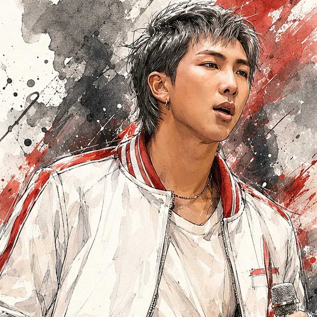 A moment captured by RM (BTS)'s fan