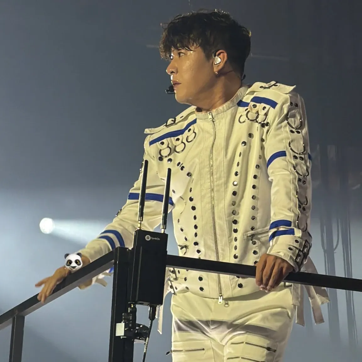 A moment captured by Shindong (Super Junior)'s fan