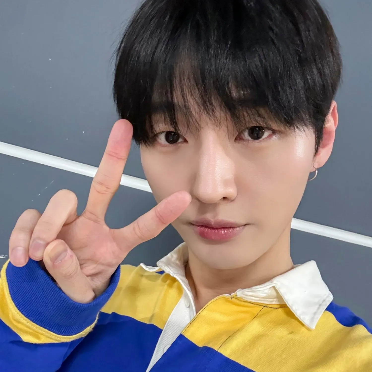 尹智聖粉絲拍下的瞬間