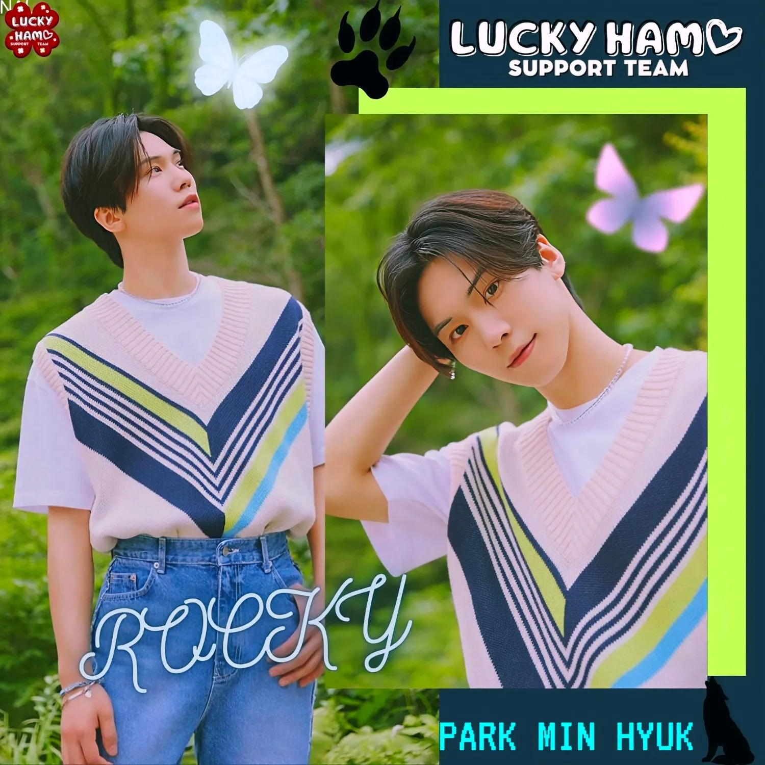 A moment captured by Rocky's fan