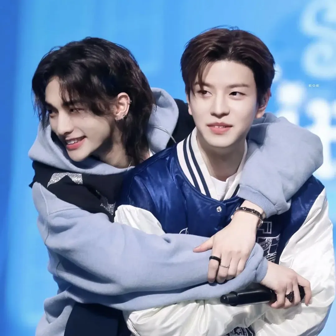 A moment captured by Hyunjin (Stray Kids)'s fan